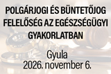 Polgári és büntetőjogi felelősség az orvosi gyakorlatban Polgári és büntetőjogi felelősség az orvosi gyakorlatban